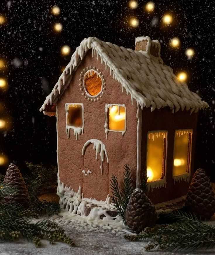 Gingerbread Cottage for Stunning Thanksgiving Aesthetics 