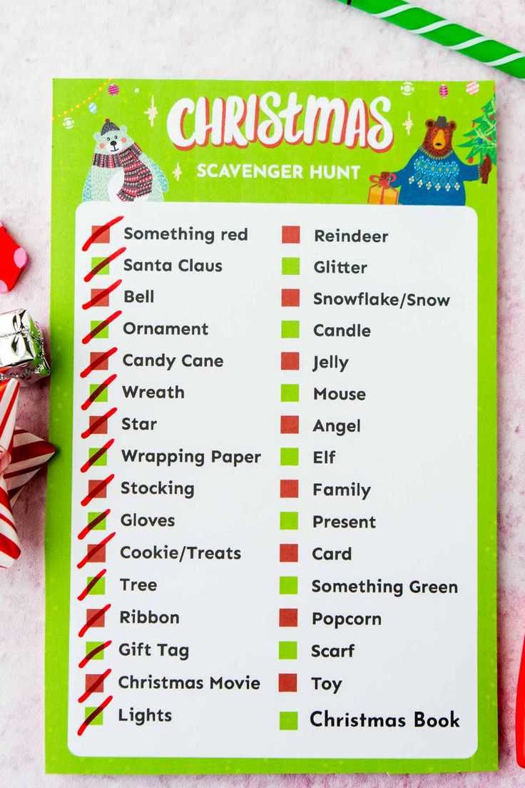 Holiday Scavenger Hunt for Fun Christmas Party Ideas To Try