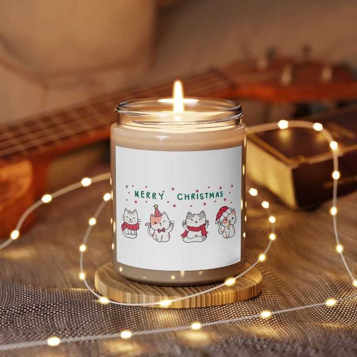 Holiday-Themed Scented Candles for Whimsical Christmas Decor Ideas