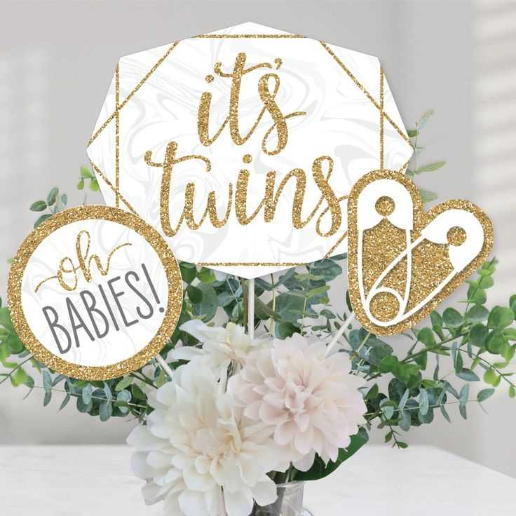 15 Beautiful Ways to Host a Baby Shower for Twins or Multiples