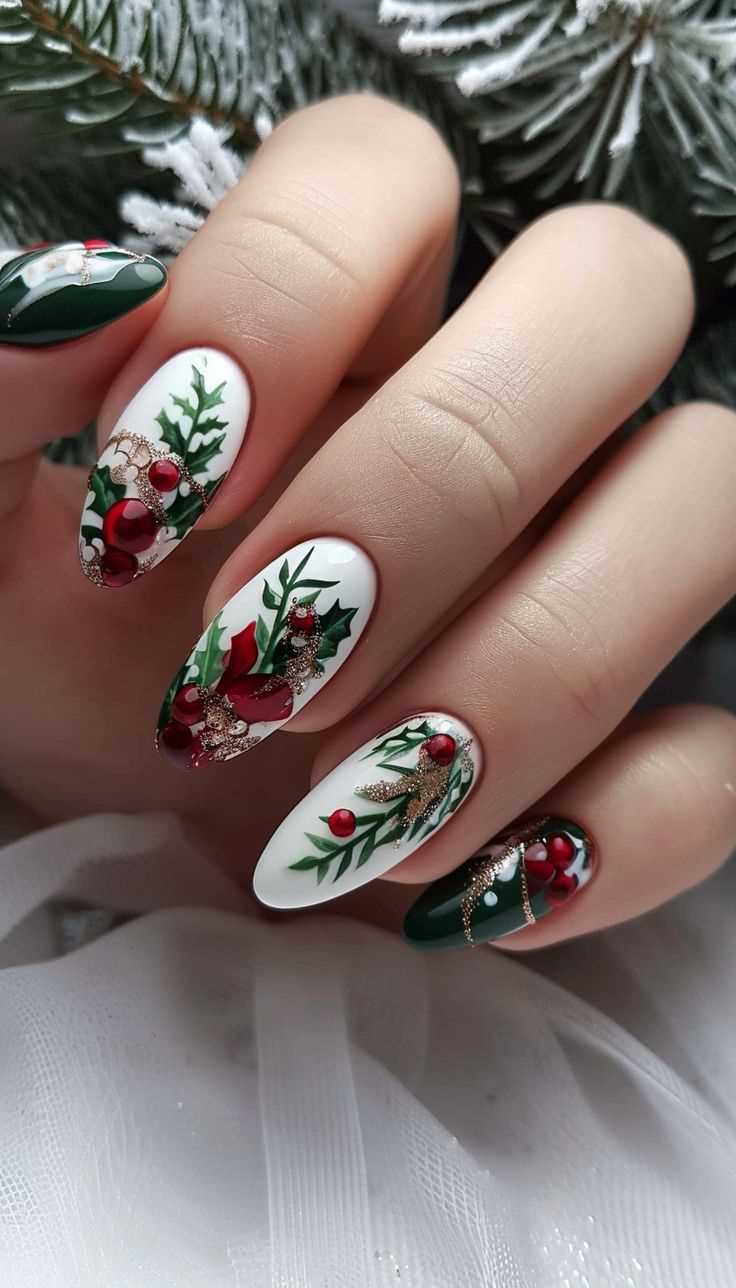 17 Festive Nail Art Ideas to Spark Joy and Get You in the Holiday Spirit