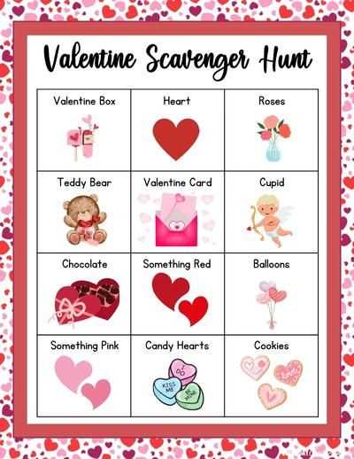 Create a Personalized Love Scavenger Hunt for 12 Ways to Plan the Perfect Valentine’s Day Surprise for Your Partner