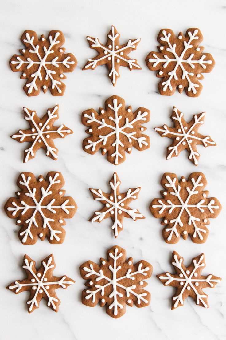 Gingerbread Snowflakes for 12 Unique Christmas Cookie Recipes