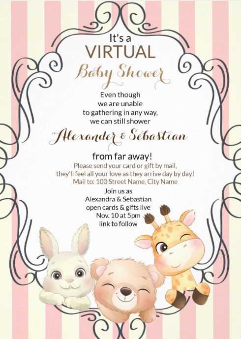 Send Creative Invitations for 10 Tips And Ideas On How To Plan A Virtual Baby Shower