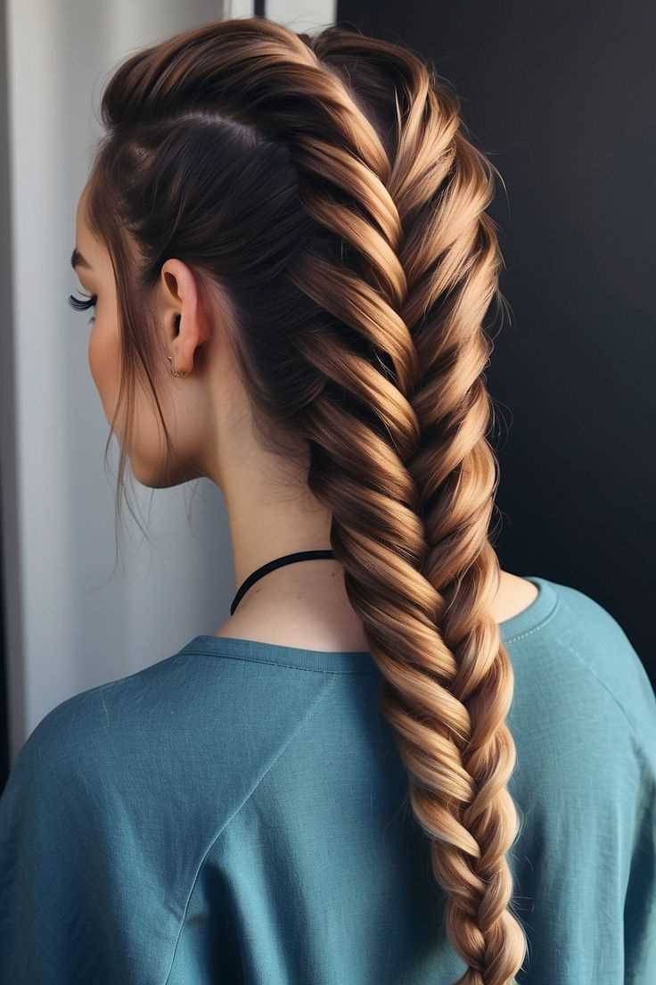 The Festive Fishtail Braid for 5 Holiday Hair Inspirations for Every Celebration 